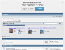 Tablet Screenshot of hinduvoice.smfforfree2.com