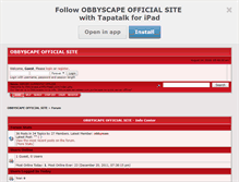 Tablet Screenshot of obbyscape.smfforfree2.com