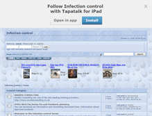 Tablet Screenshot of infectioncontrol.smfforfree2.com