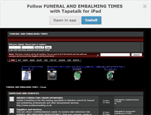 Tablet Screenshot of funerals.smfforfree2.com