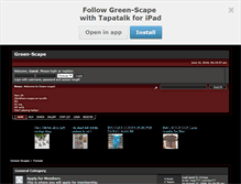 Tablet Screenshot of greenscapepk.smfforfree2.com
