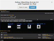 Tablet Screenshot of clansadecv.smfforfree2.com