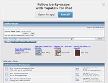 Tablet Screenshot of berkyscape.smfforfree2.com