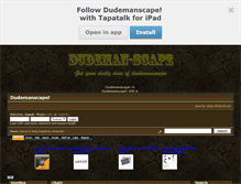 Tablet Screenshot of dudemanscape.smfforfree2.com
