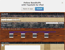 Tablet Screenshot of banditzpk.smfforfree2.com