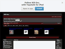 Tablet Screenshot of killinc.smfforfree2.com