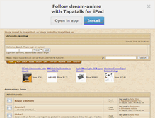 Tablet Screenshot of dreamanime.smfforfree2.com